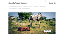 Desktop Screenshot of passionleather.com